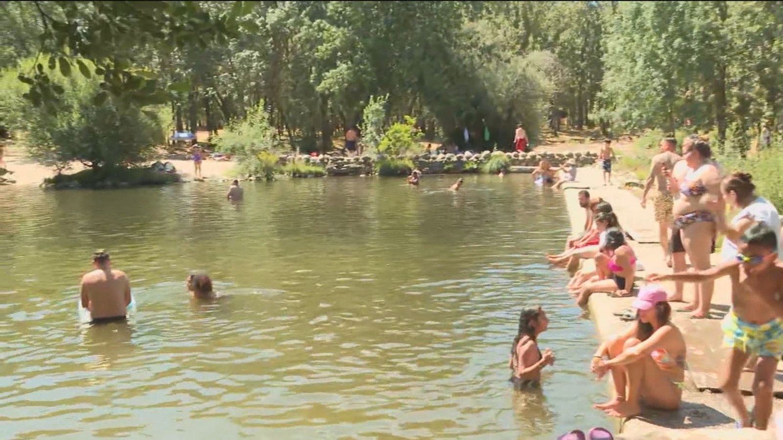 Las Presillas de Rascafría, uno de los refugios contra las olas de calor en Madrid