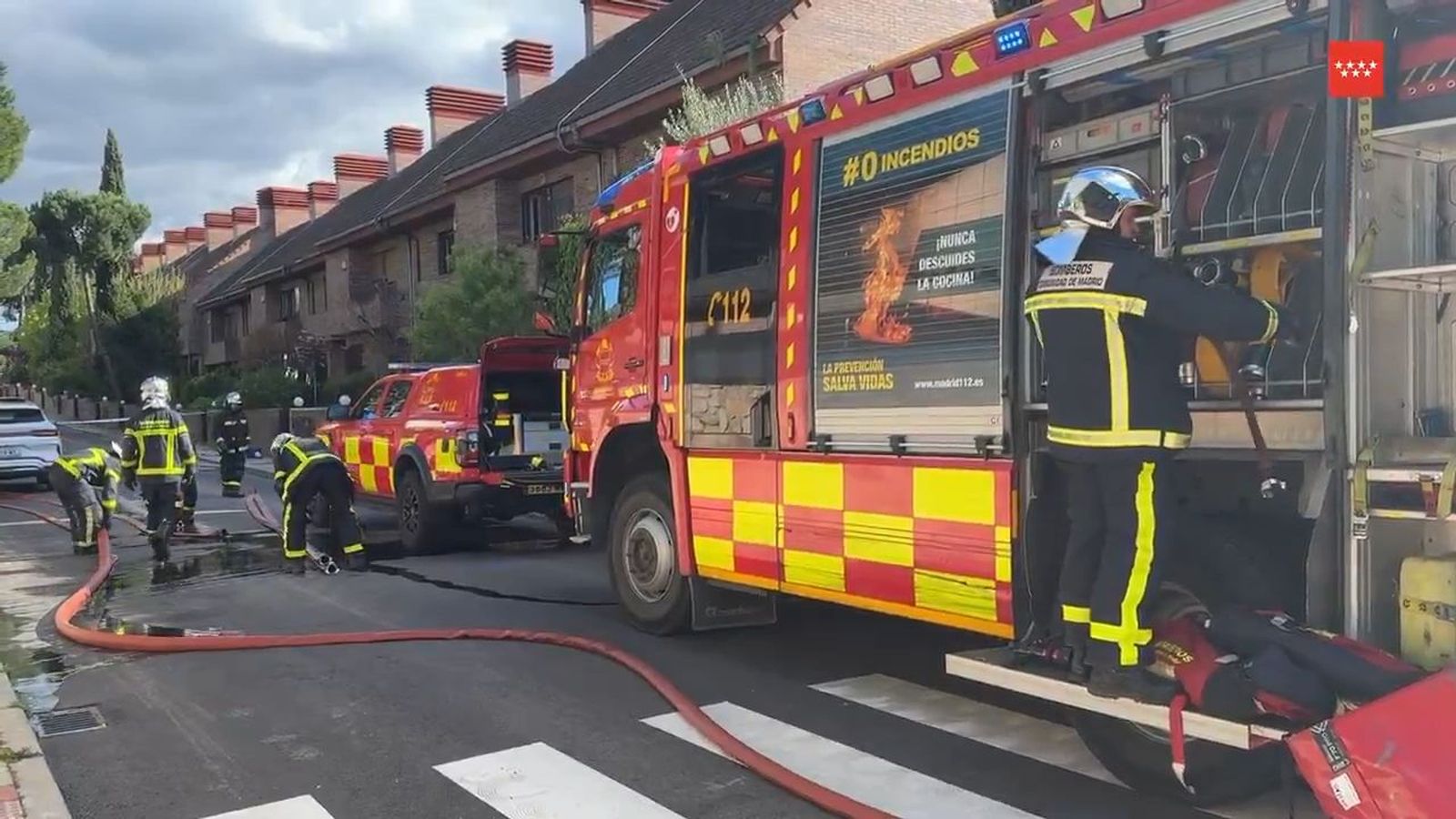 Incendio en un garaje de Majadahonda