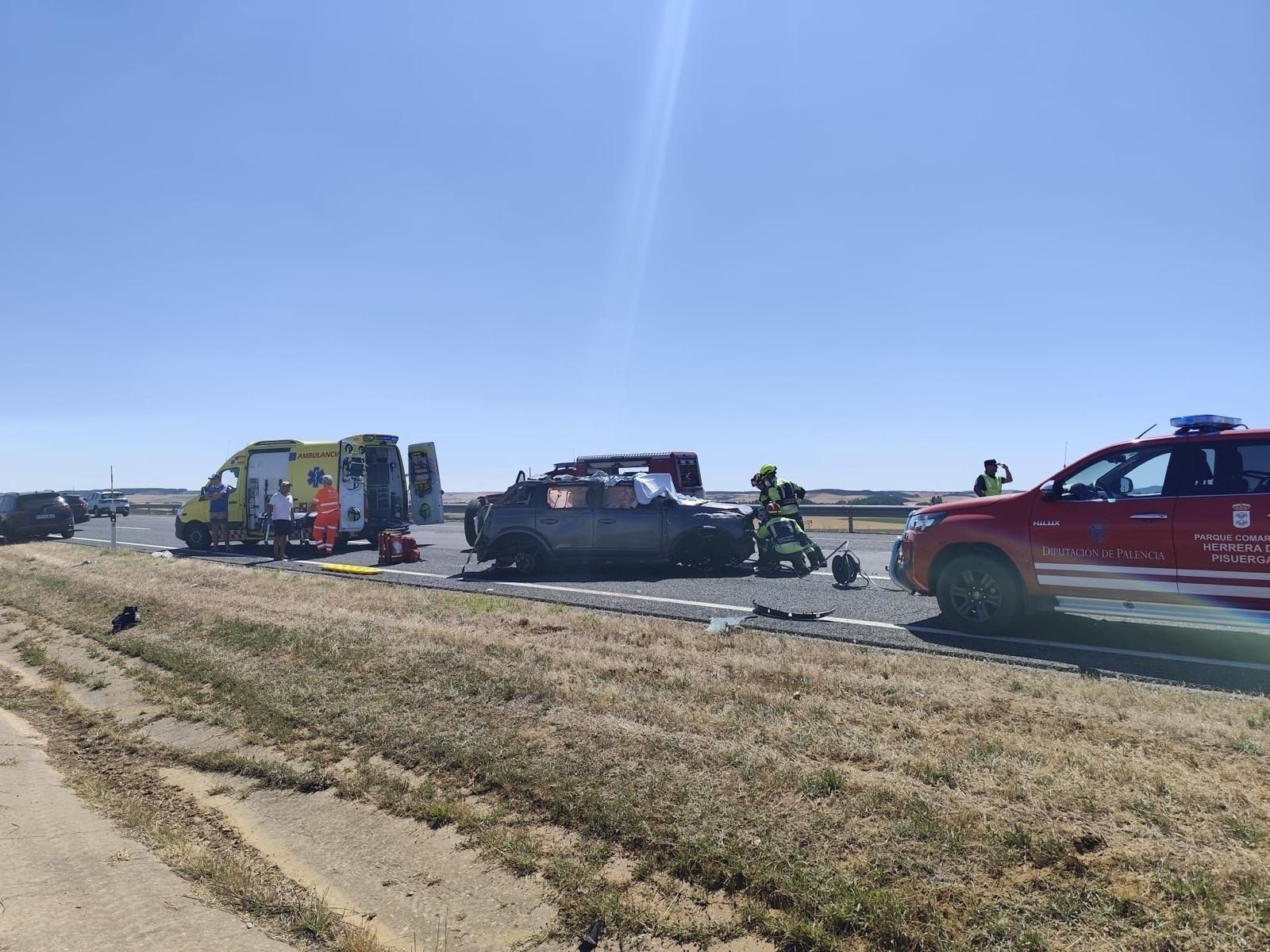 Accidente mortal en Palencia