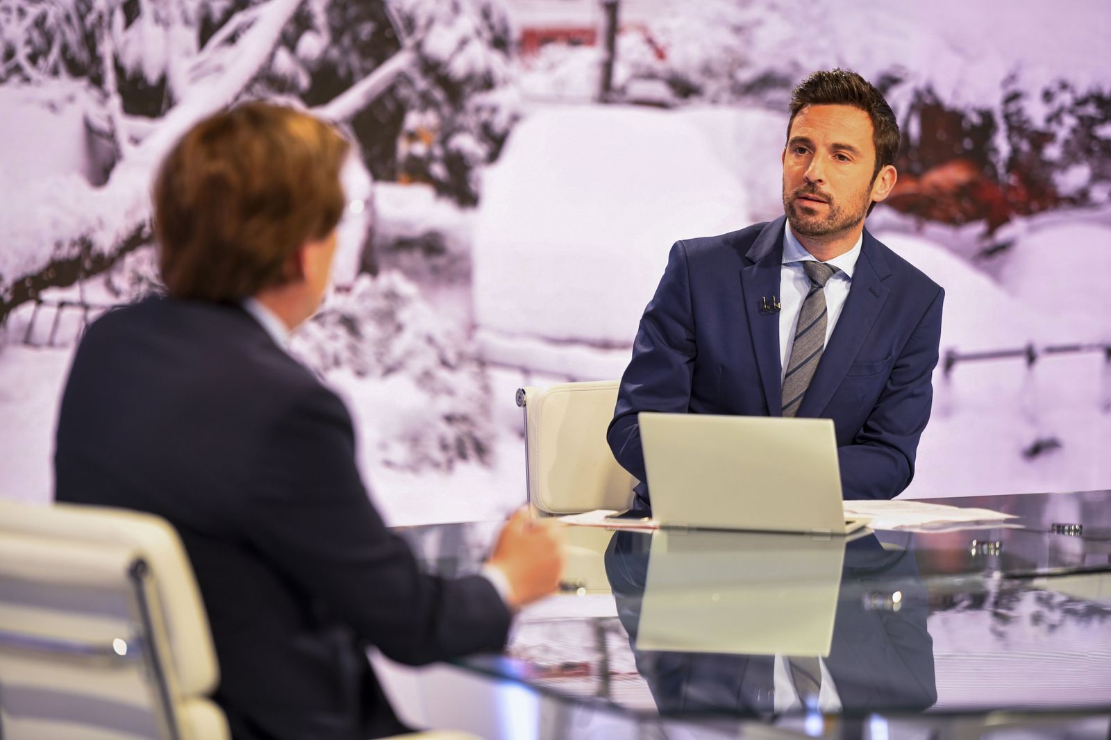 El alcalde José Luis Martínez Almeida responde sobre la gestión de 'Filomena' en Telemadrid