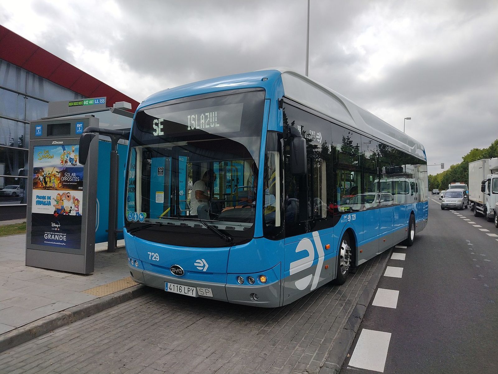 Autobús de la línea SE708 de la EMT
