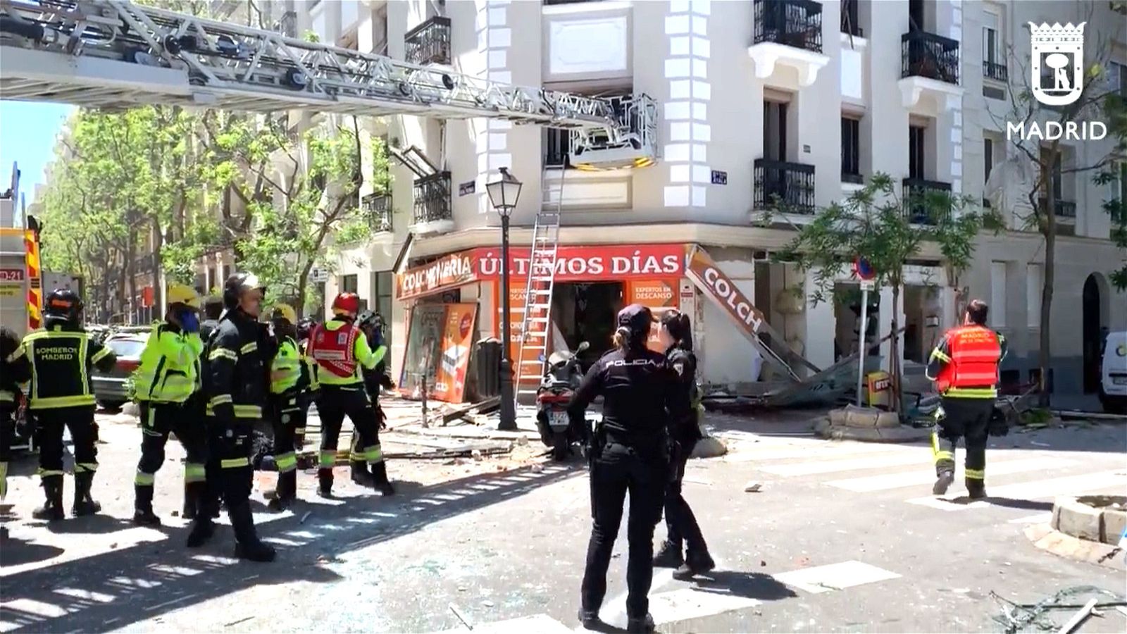 Acto conmemorativo a los fallecidos en la explosión del edificio de la calle General Pardiñas