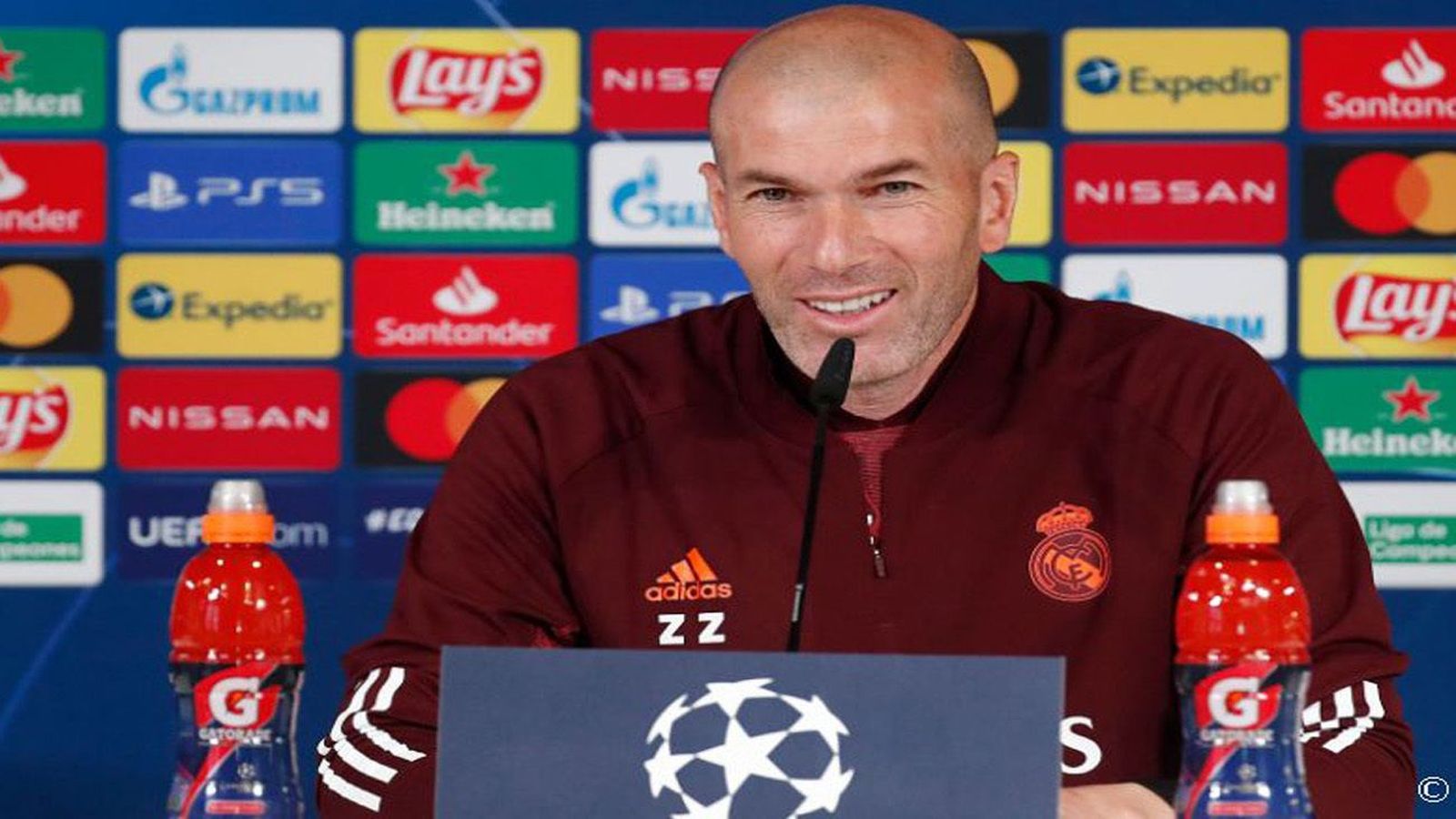 Zidane: "Va a ser un partido de ida y vuelta de 180 minutos o más"