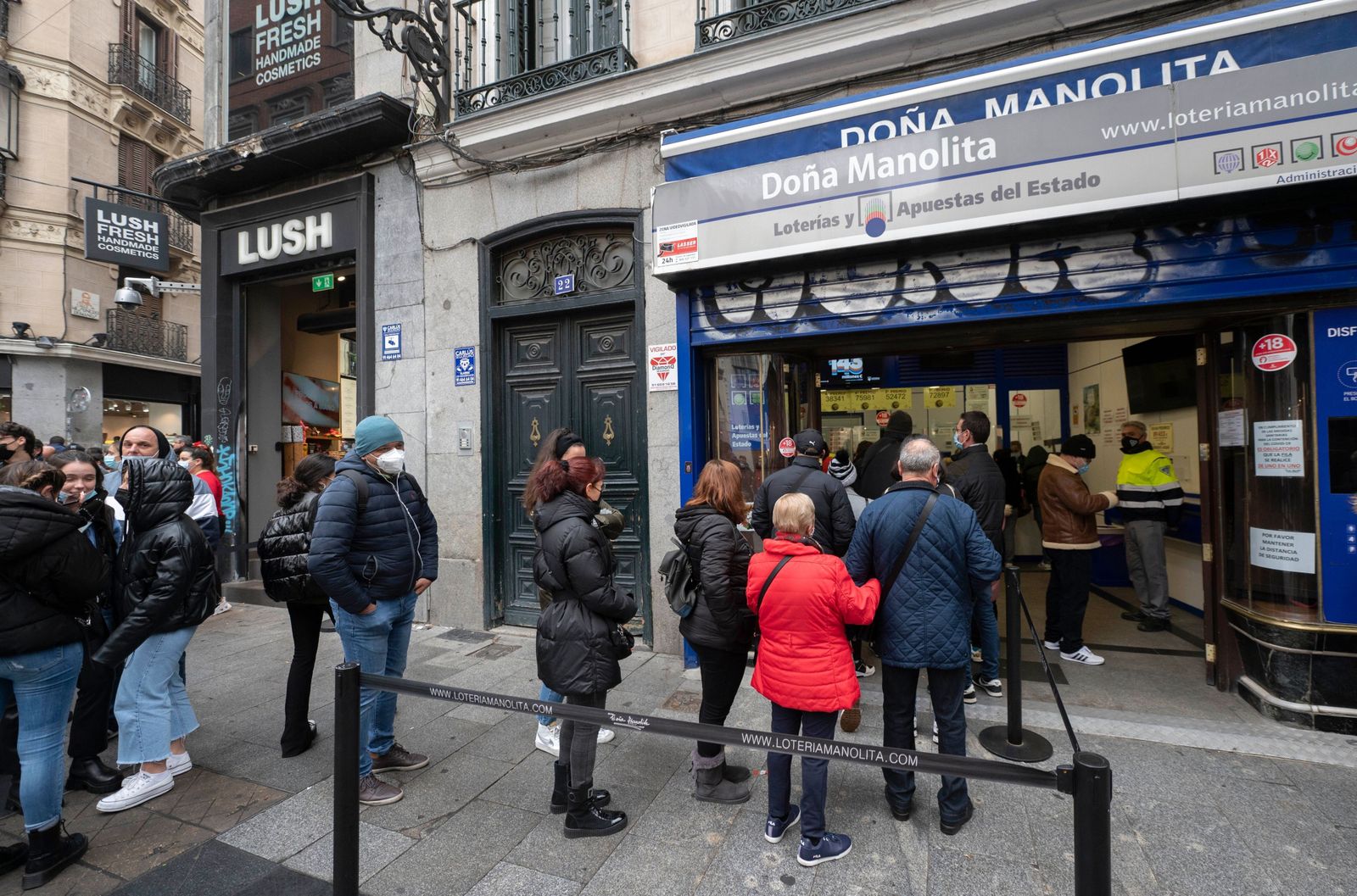 'Doña Manolita' agota todos los décimos para el Sorteo de la Lotería de Navidad