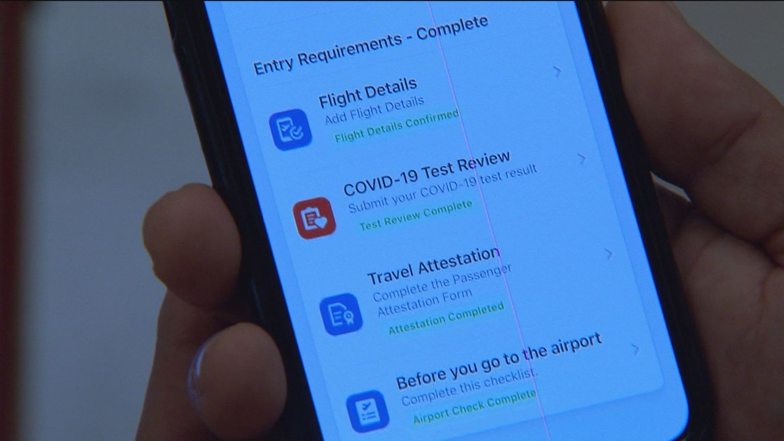 Pasaporte sanitario digital para los vuelos a Estados Unidos
