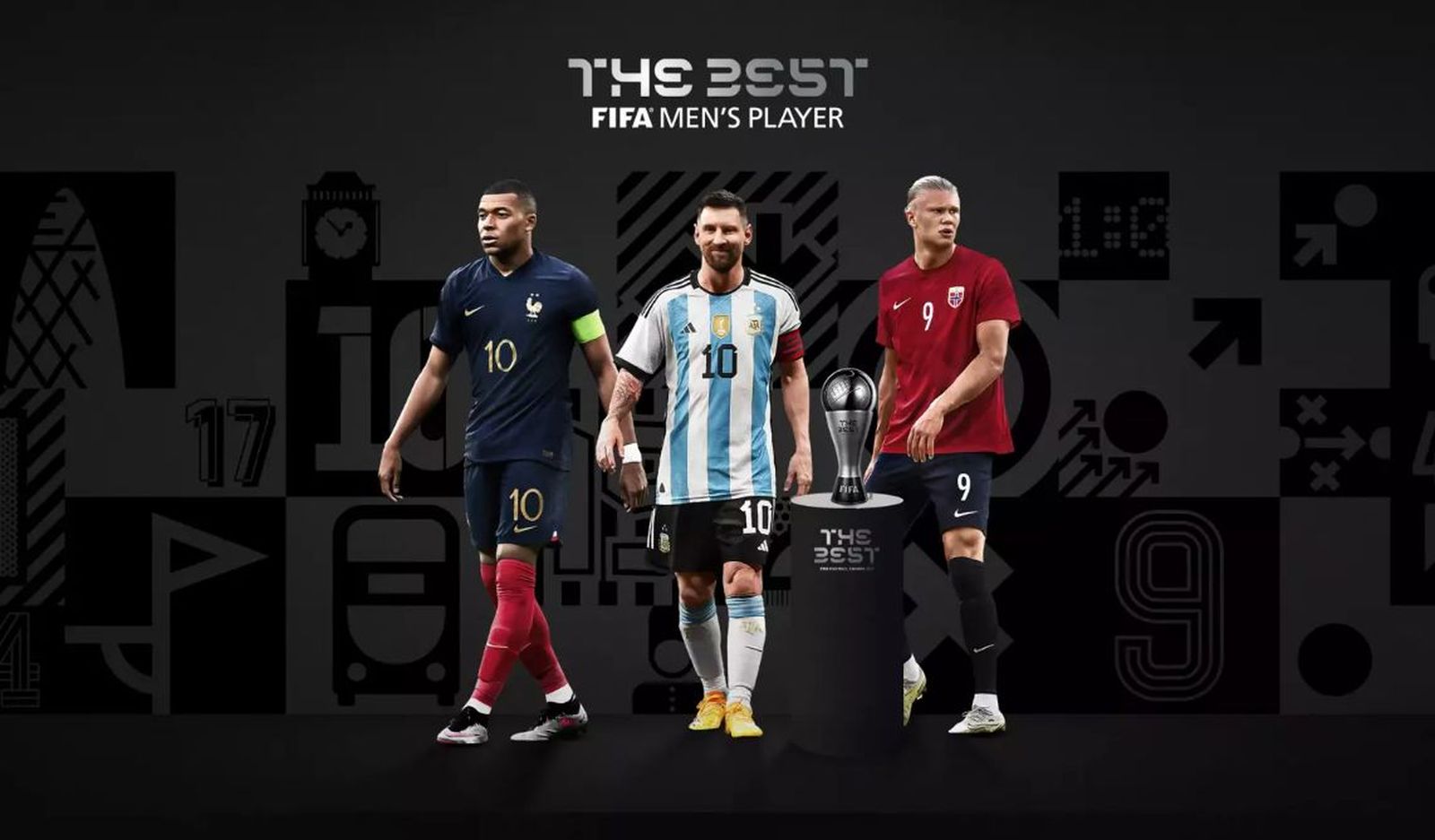 Mbappé, Messi y Haaland