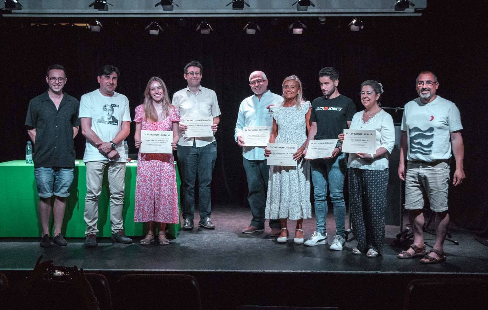 Ganadores, finalistas y miembros del jurado manzanariego