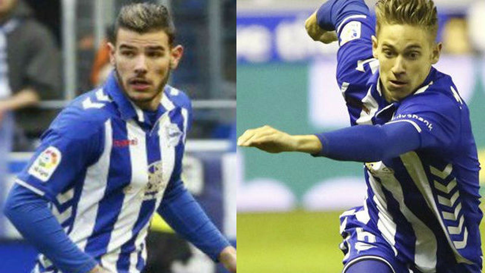 Theo Hernández y Marcos Llorente
