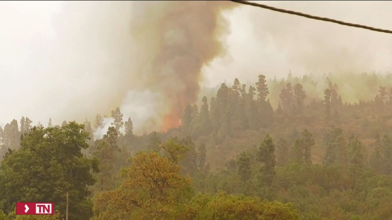 Incendio en Tenerife sábado noche TN
