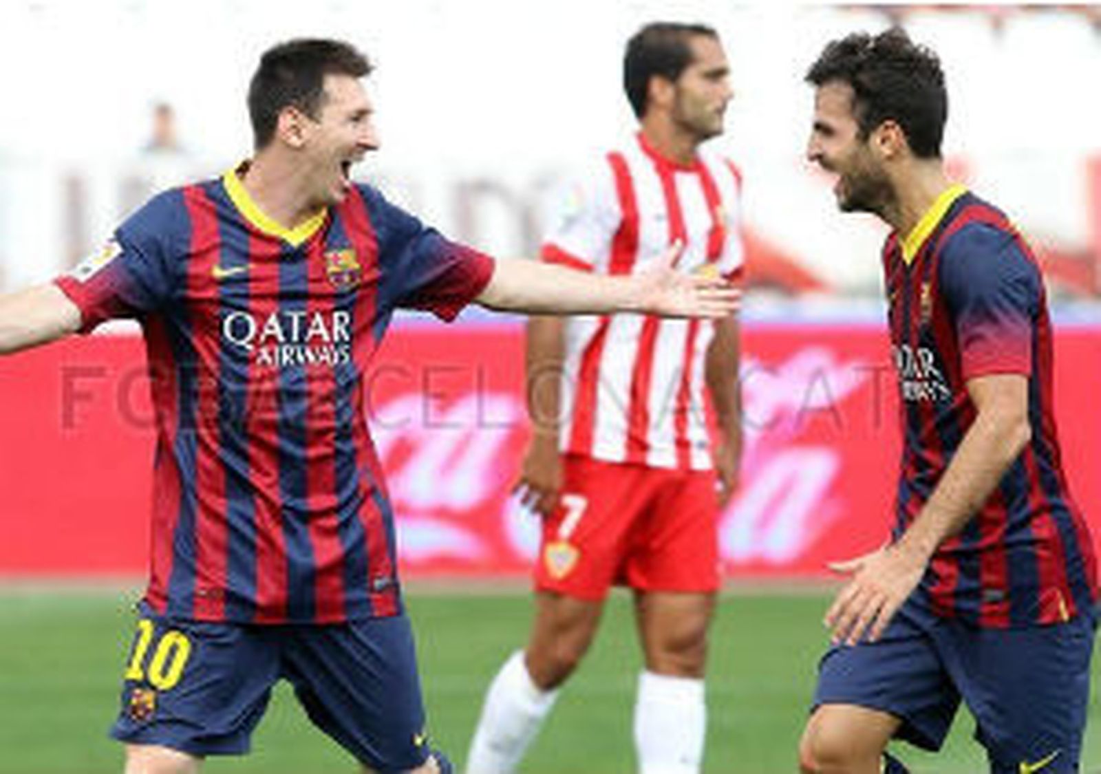 Messi y Cesc
