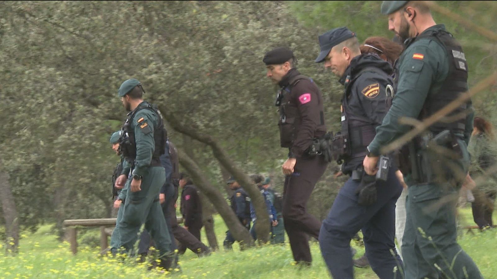 Simulacro de búsqueda de desaparecidos en la Casa de Campo