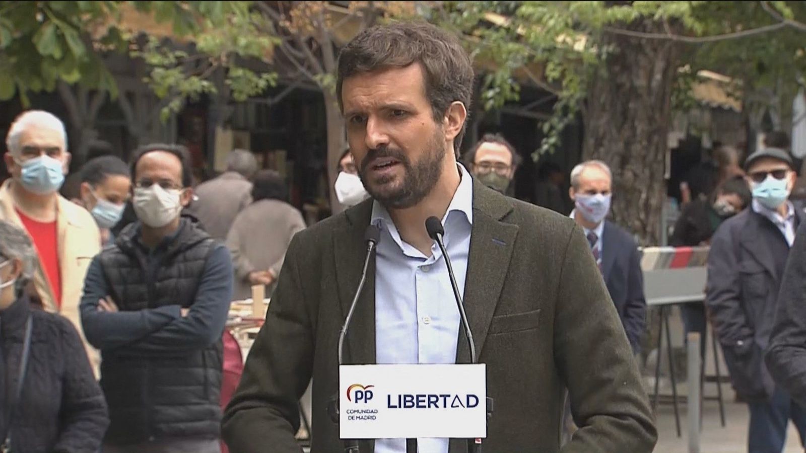 Casado tilda de gravísimo que el Gobierno acuse al PP en el BOE de “desmantelar las libertades”