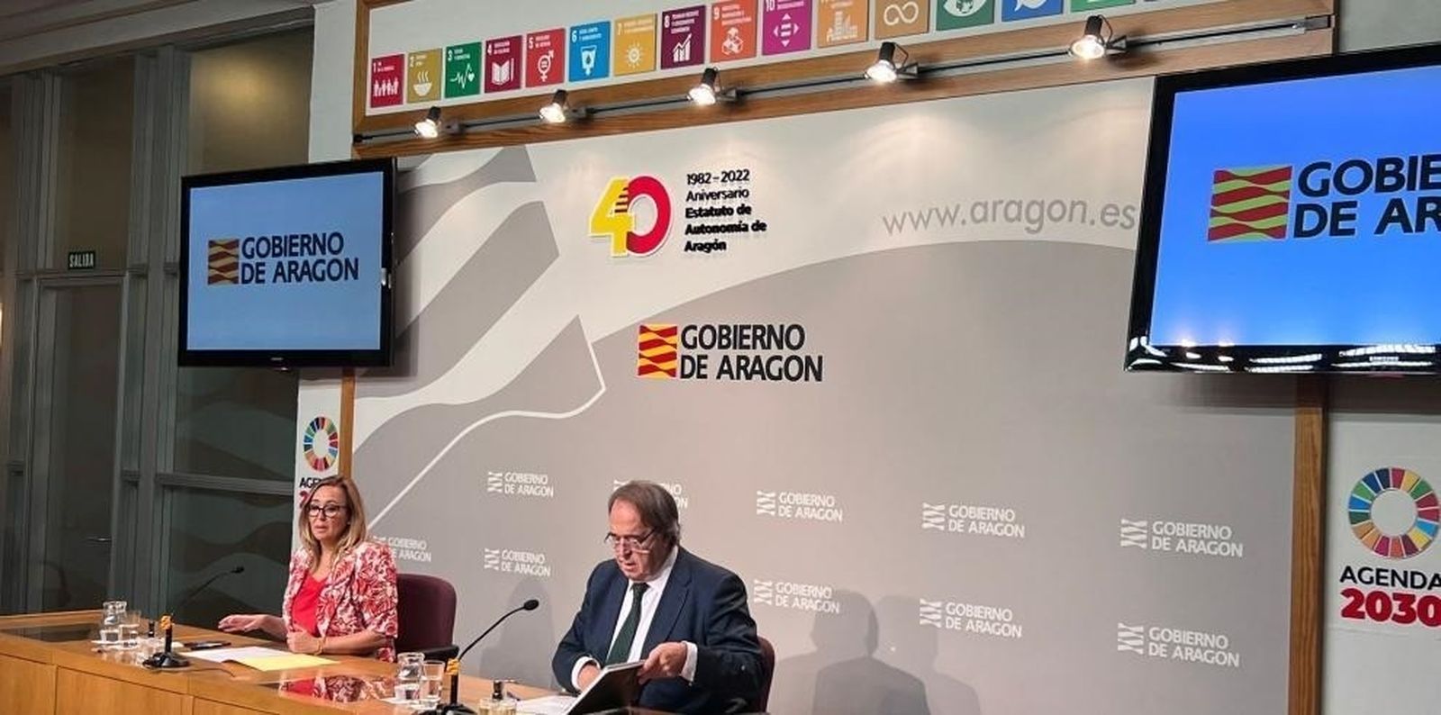 La consejera de Presidencia de Aragón, Mayte Pérez