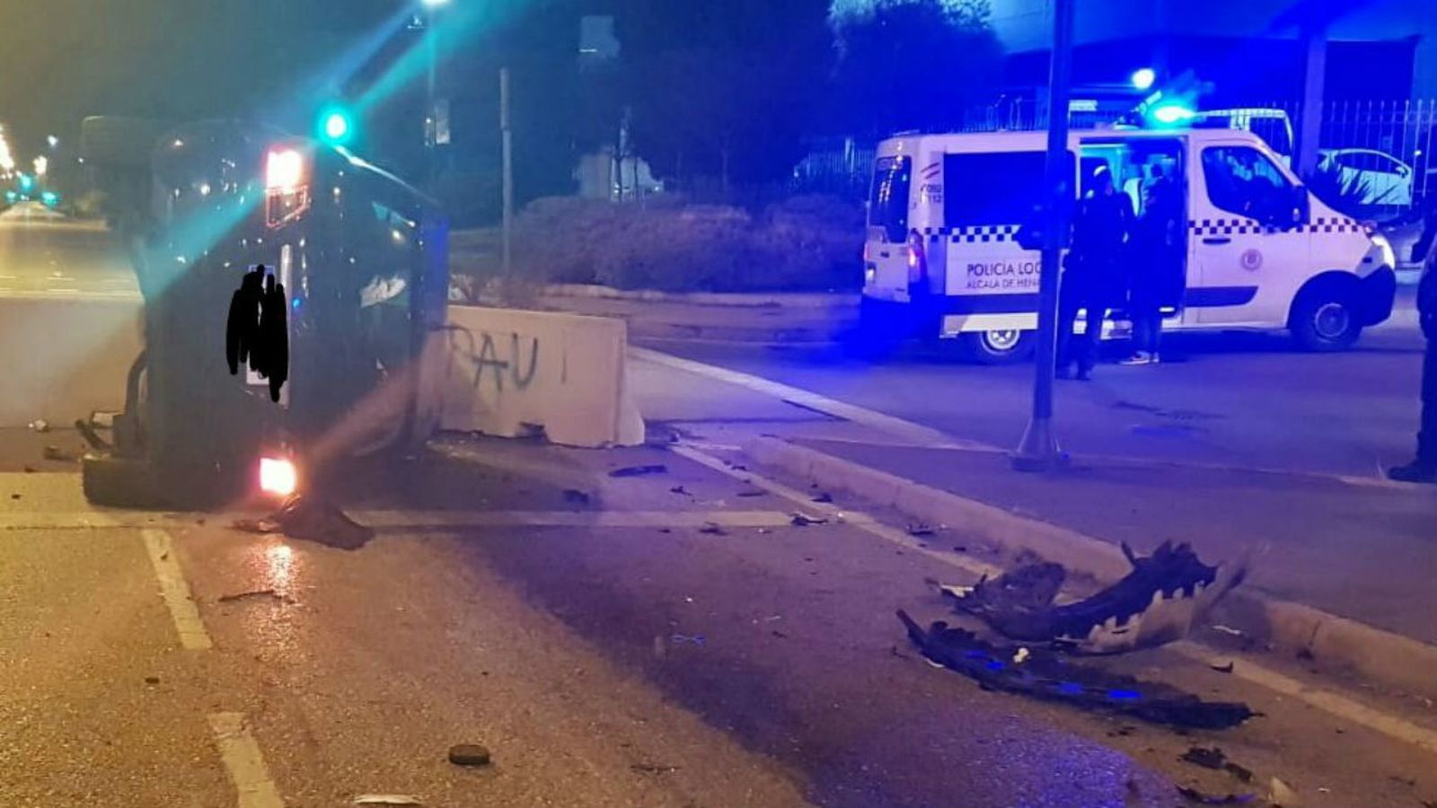 Accidente en Alcalá de Henares