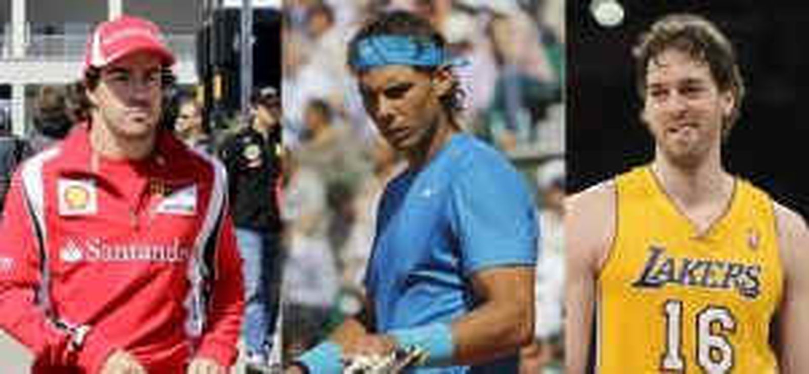 Alonso, Nadal y Pau Gasol, entre los mejor pagados del mundo