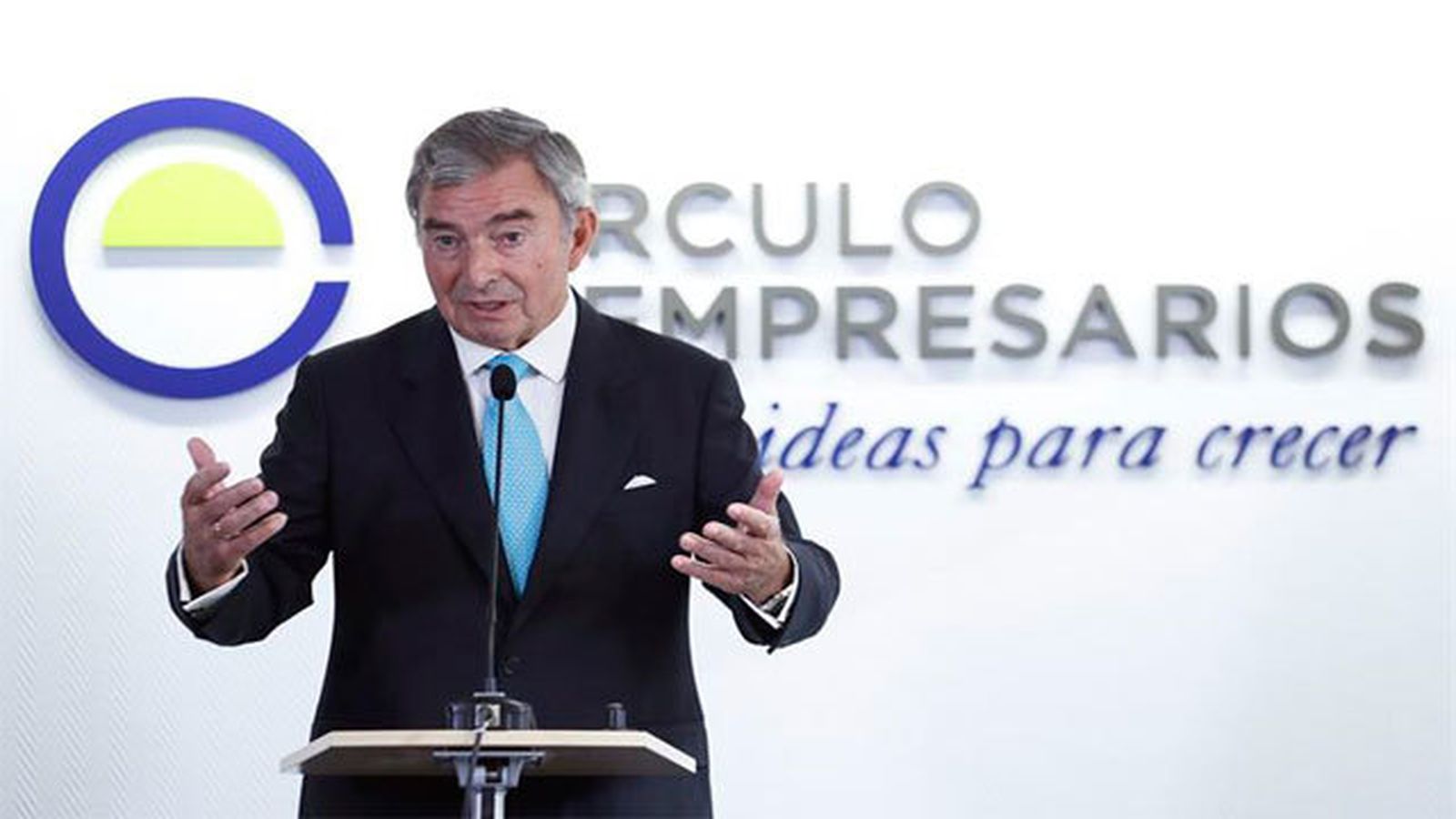 El presidente del Círculo de Empresarios, Javier Vega de Seoane