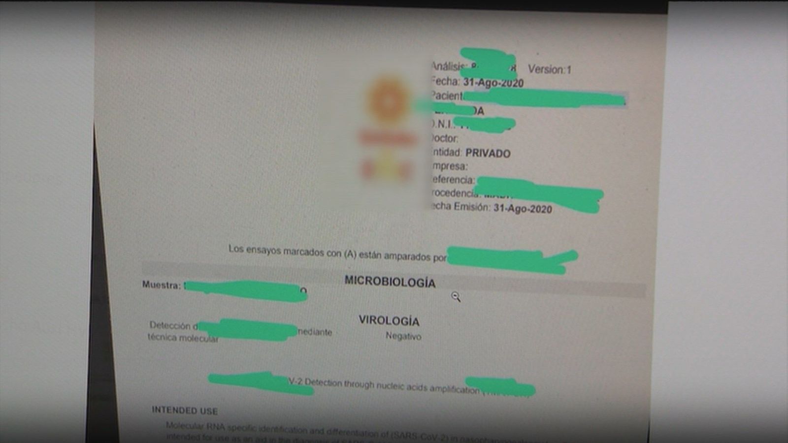 Así funciona la venta de PCRs negativos falsos por Internet