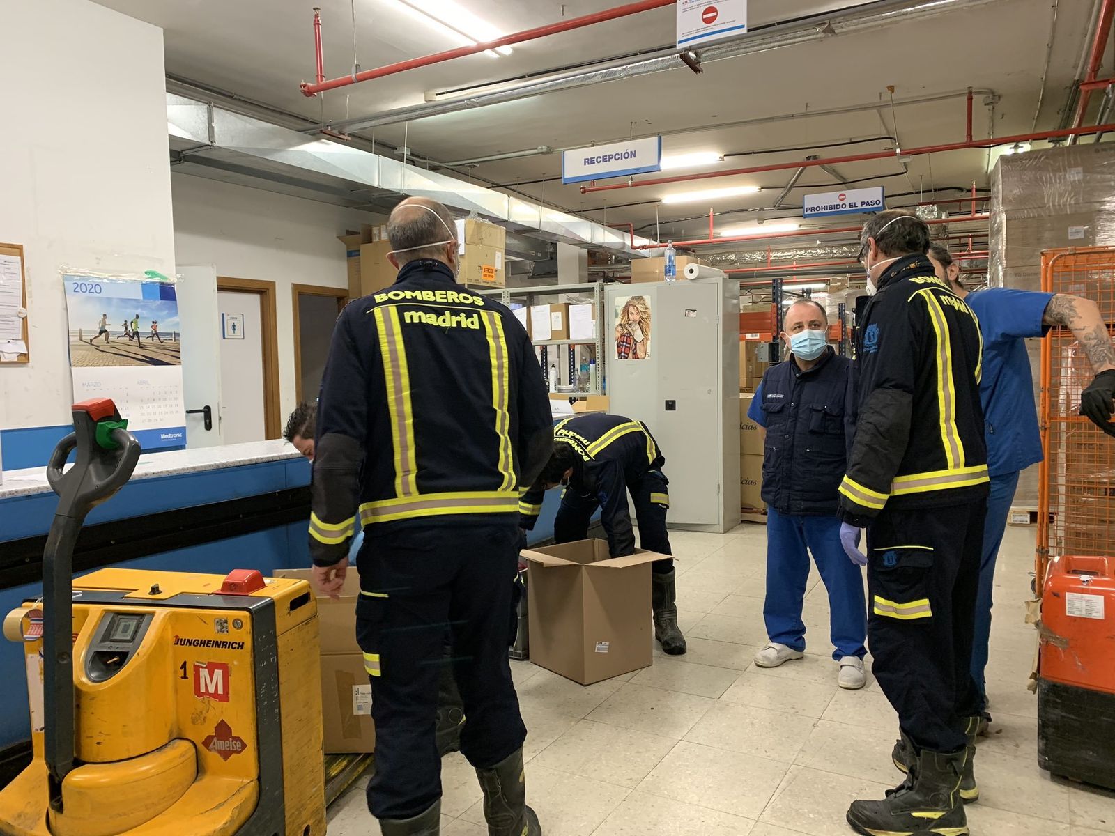 Bomberos del Ayuntamiento de Madrid
