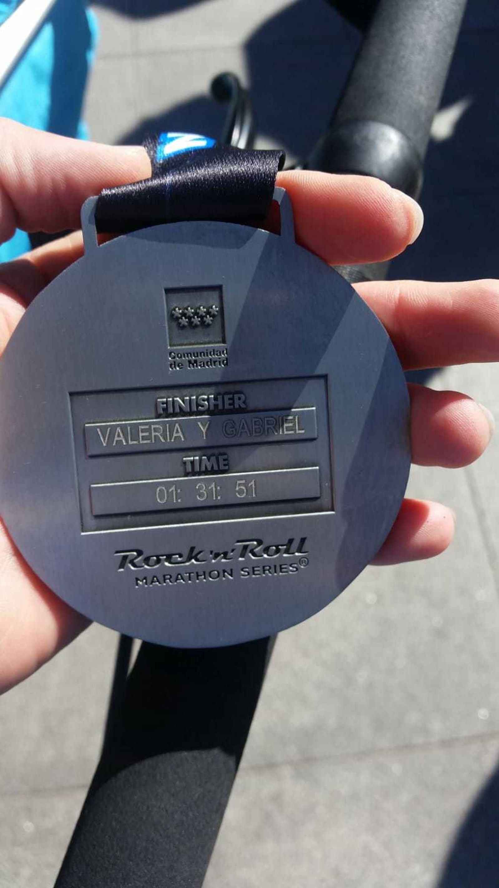 Beatriz Morillo,  a segundos del record corriendo con carrito