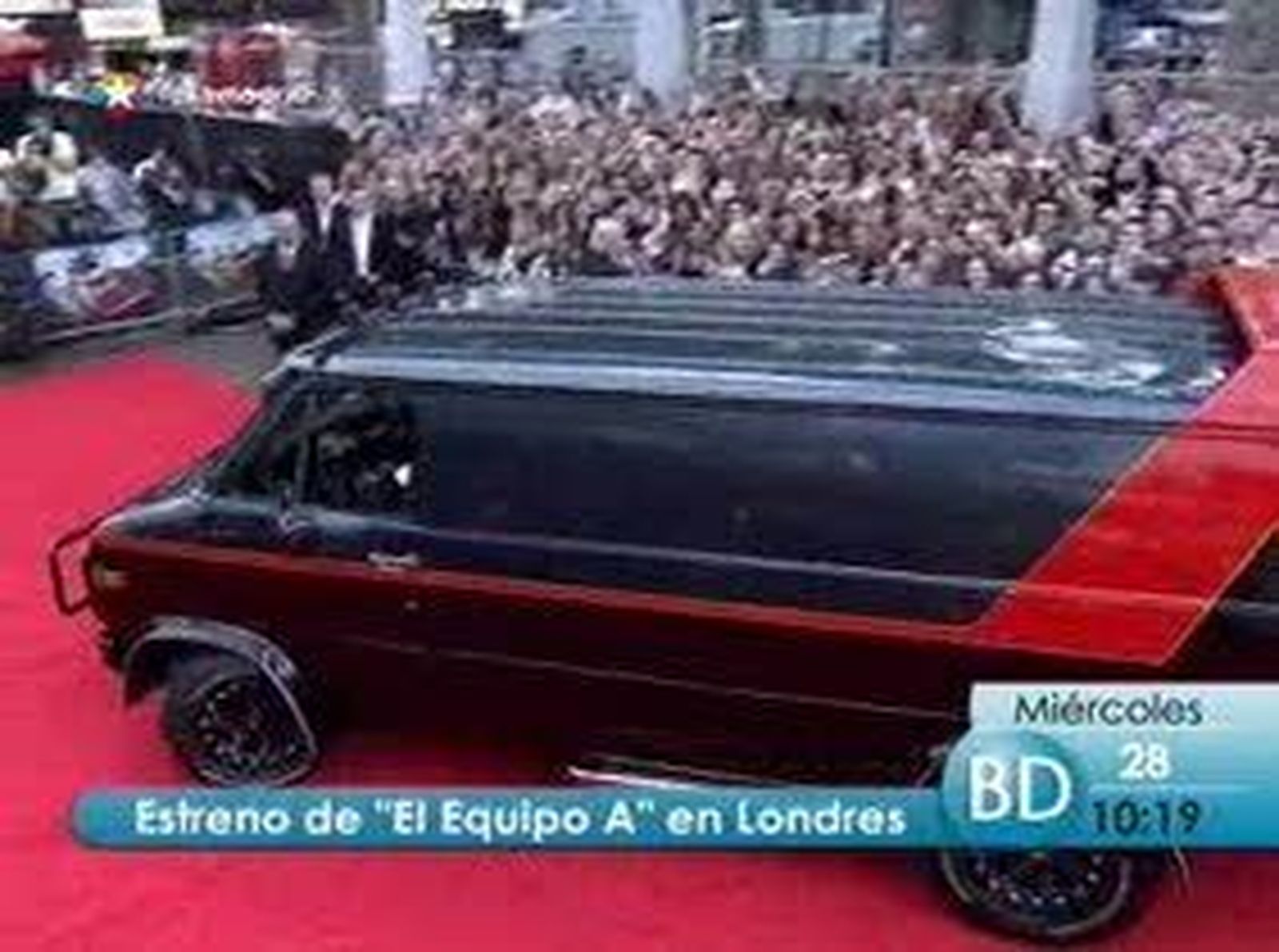 Presentación del Equipo A en Londres
