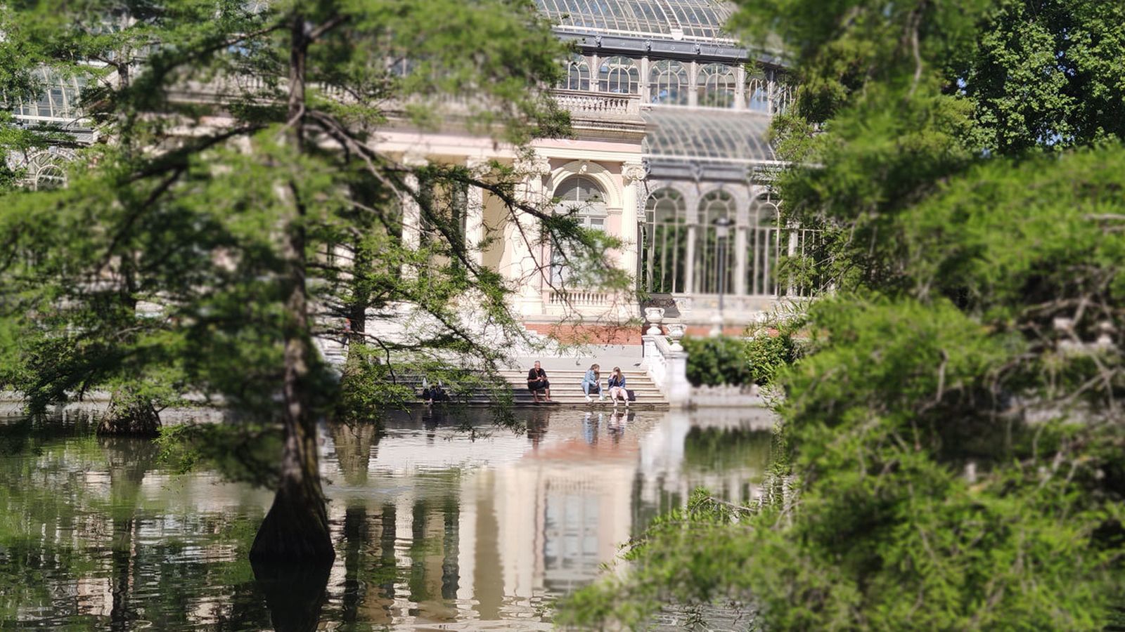 Escaleras junto al Palacio de Cristal, El Retiro