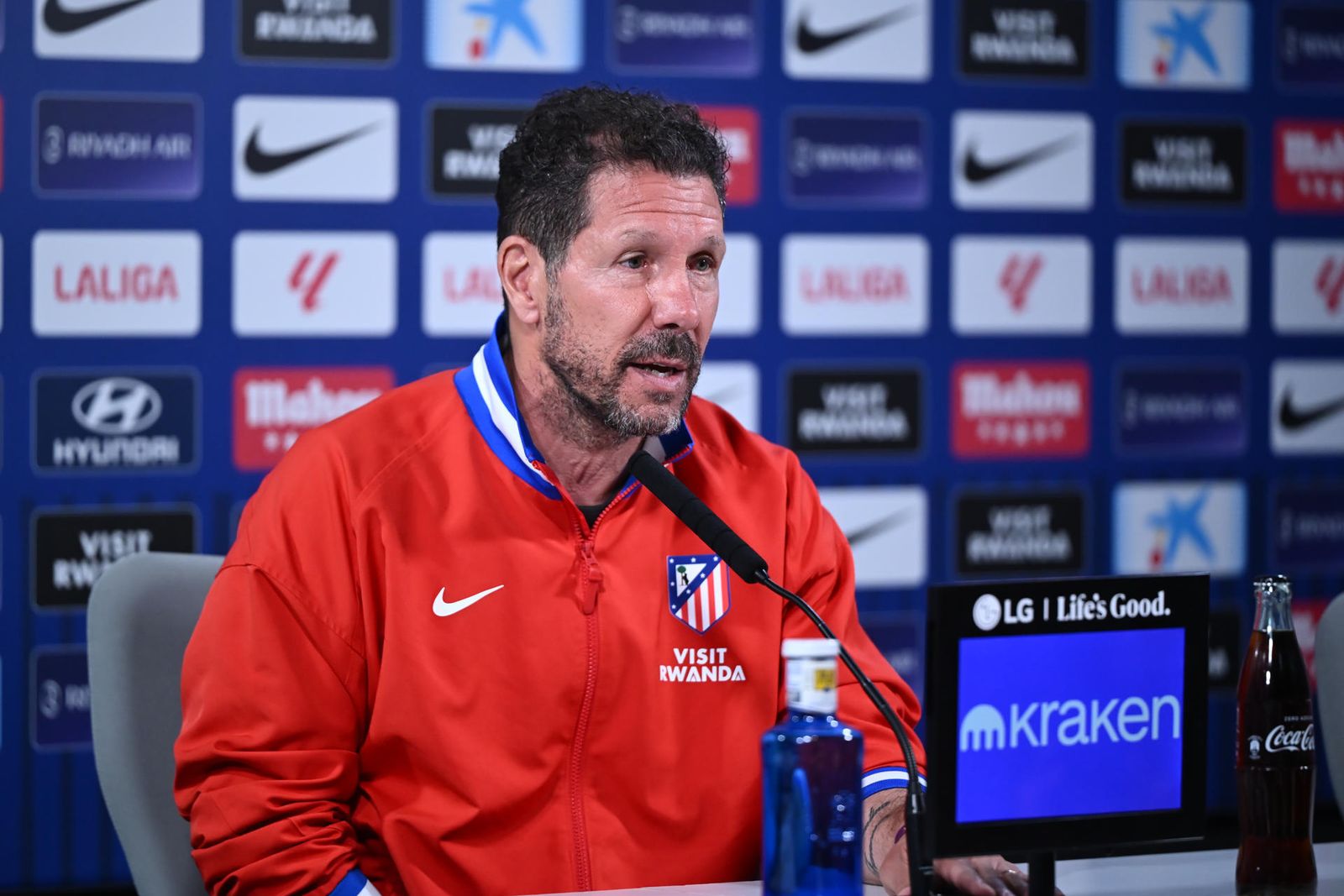 Simeone, en rueda de prensa