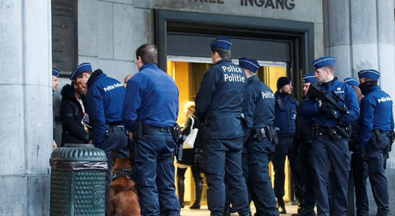 La policía belga