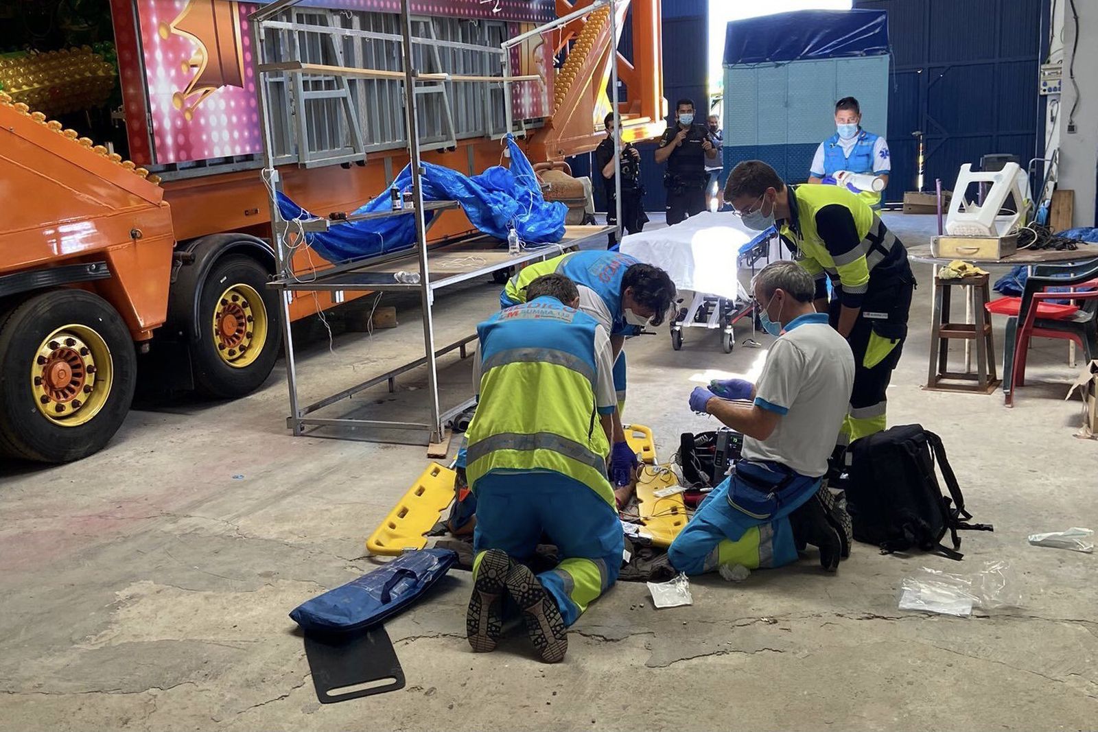Accidente laboral en Ajalvir