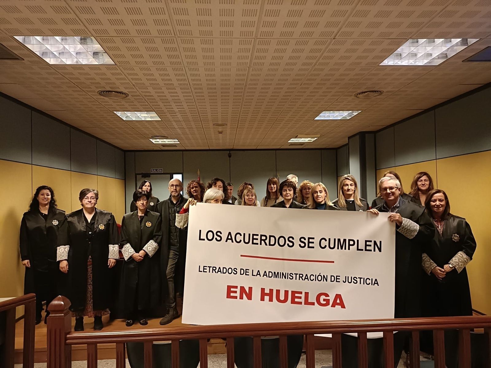 Abogados alarmados por la acumulación de juicios con la huelga de letrados: "Es terrorífico"