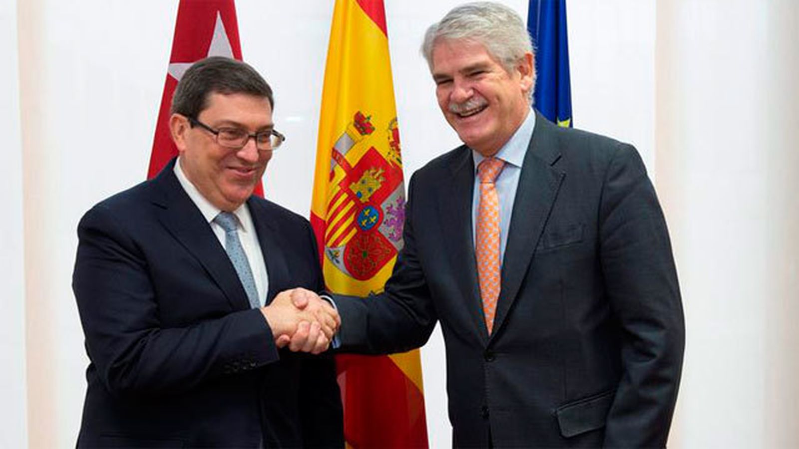 Bruno Rodríguez y Alfonso Dastis