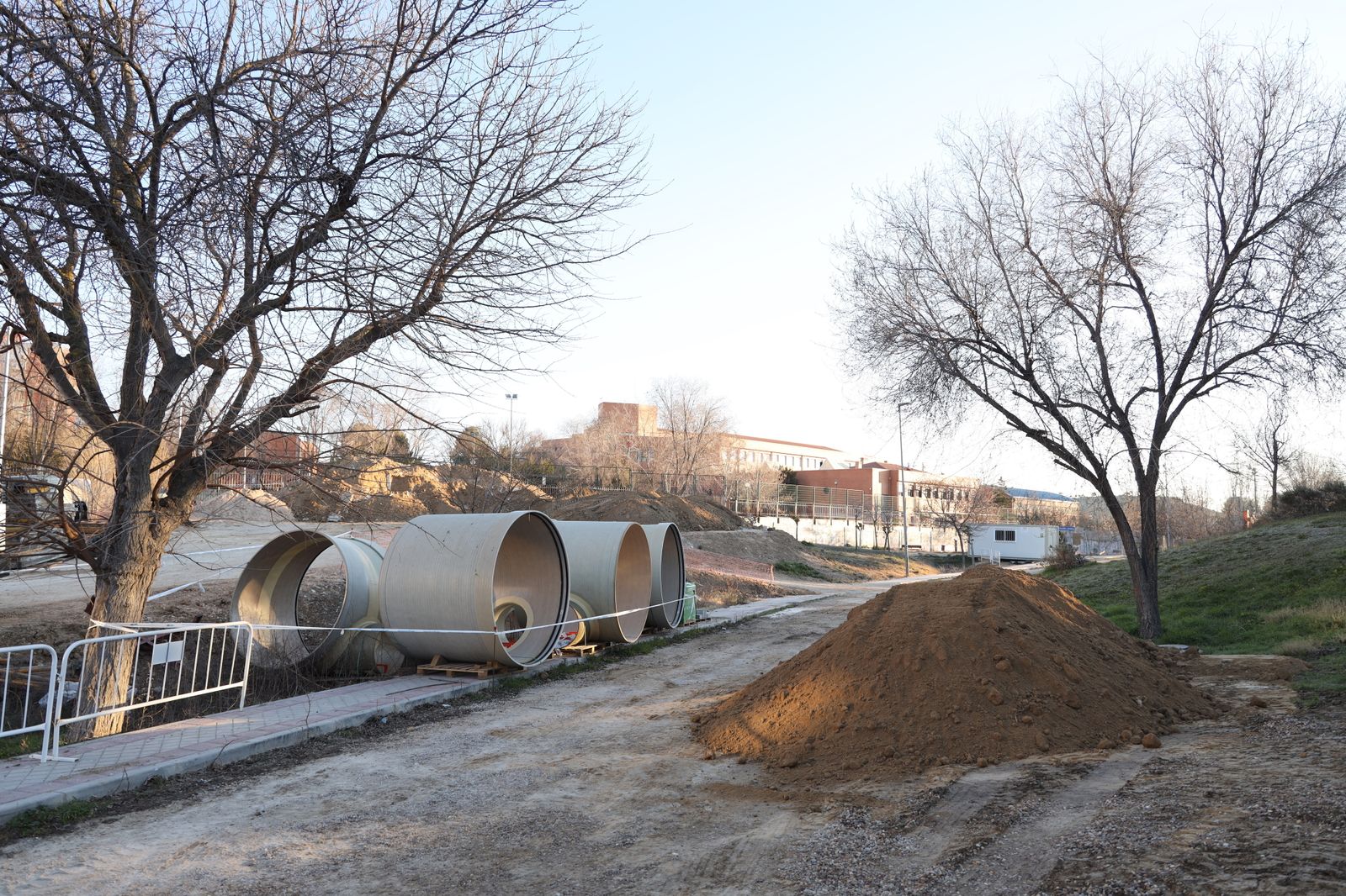 Obras del Canal de Isabel II en Fuenlabrada