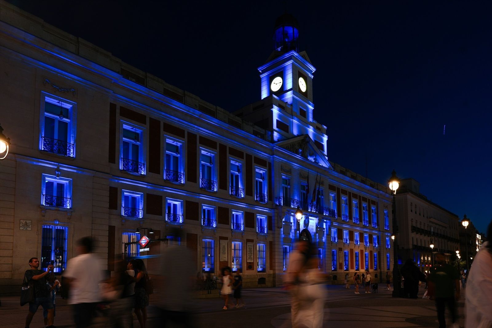 Azul contra el odio en La Real Casa de Correos