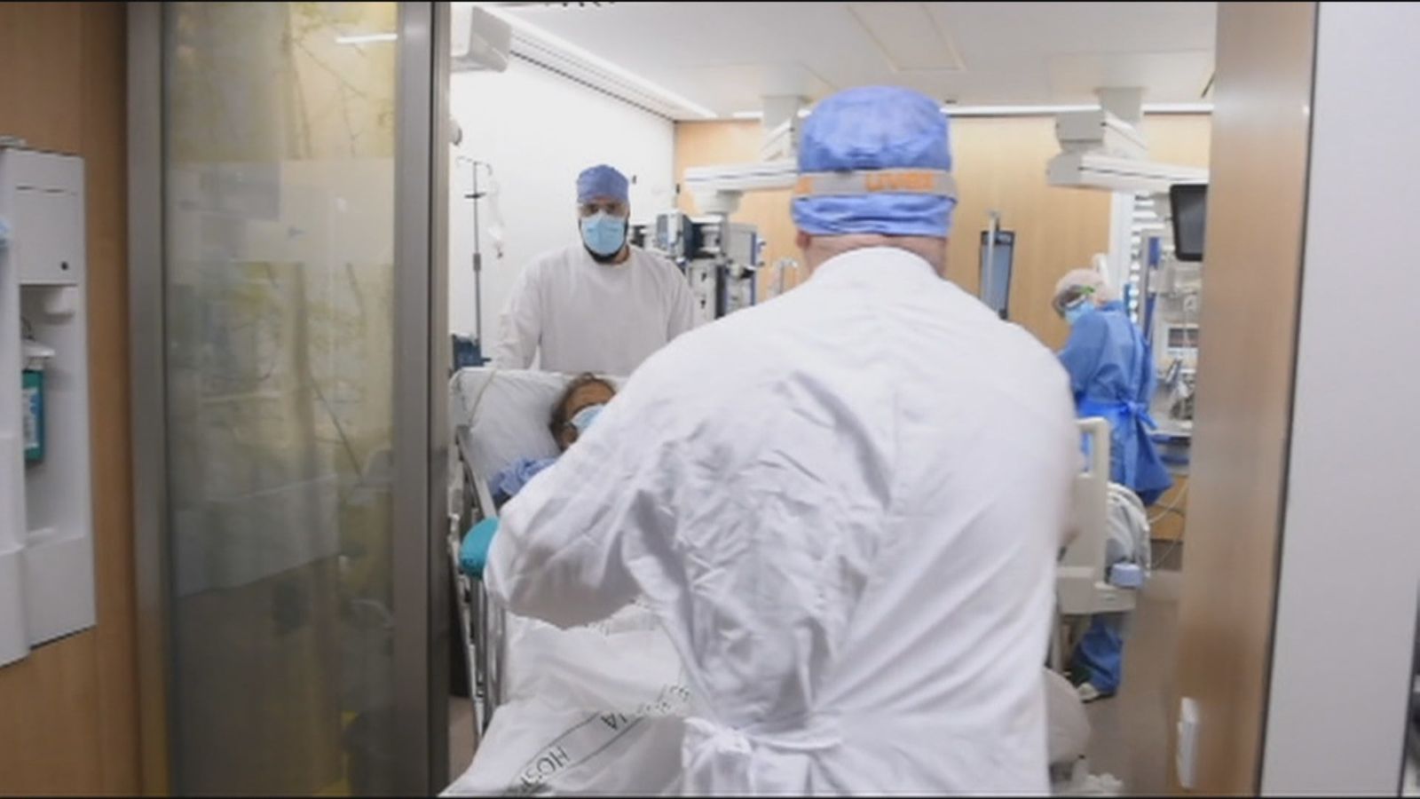 Paciente de coronavirus hospitalizado