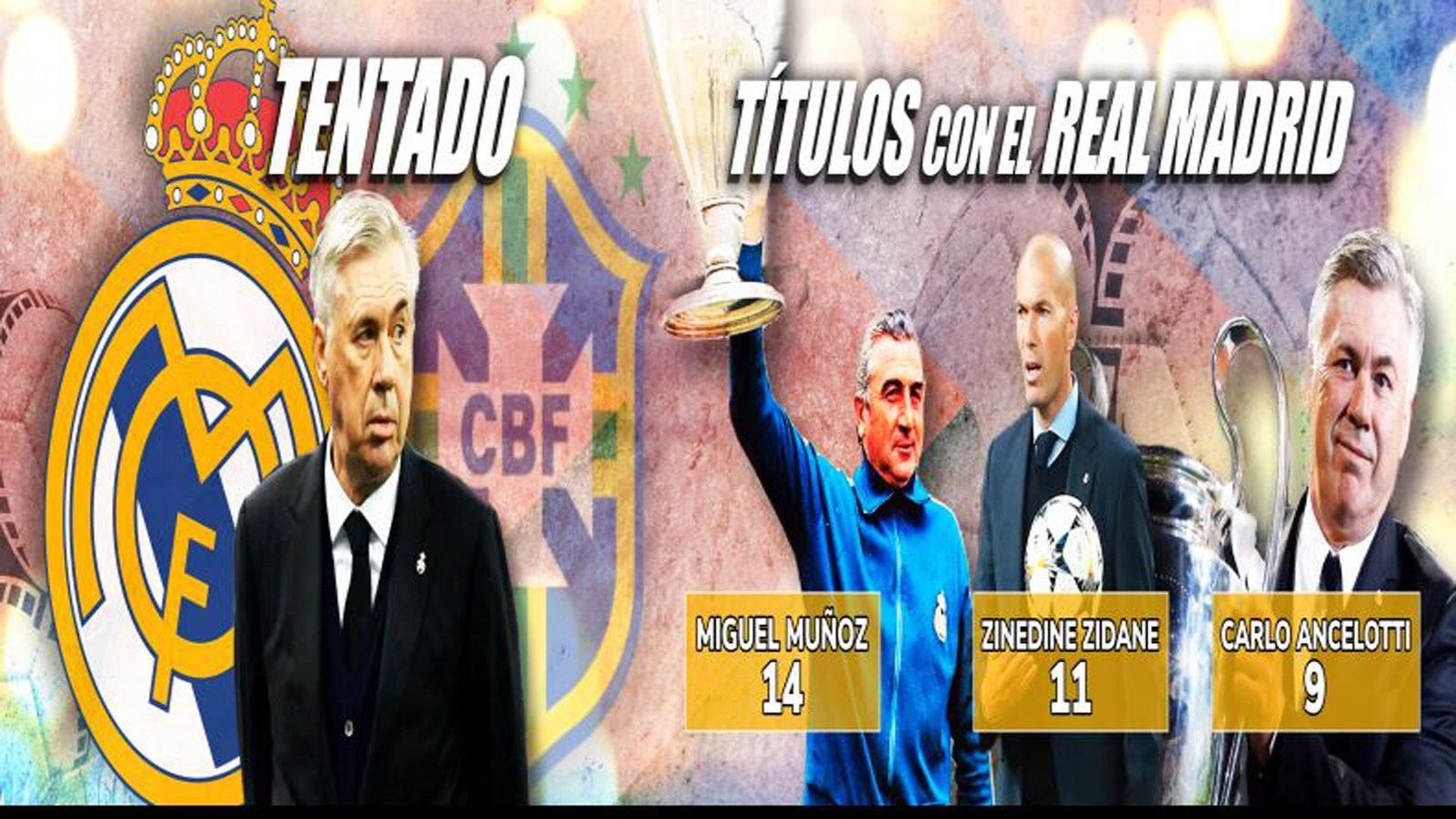 Ancelotti, tentado por Brasil, quiere ser el entrenador del Real Madrid más laureado