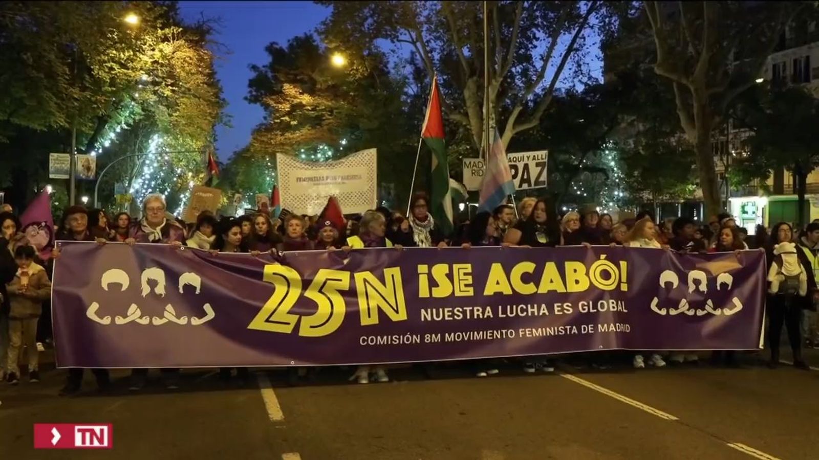 Manifestación feminista del Colectivo 8M