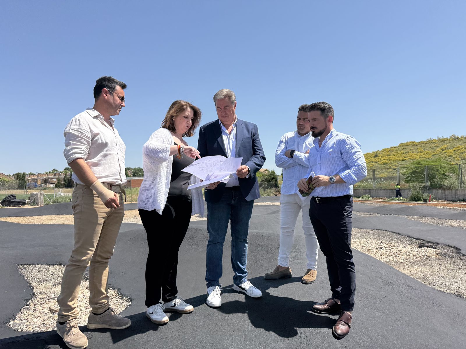 Visita regional a las obras en instalaciones de Camarma de Esteruelas