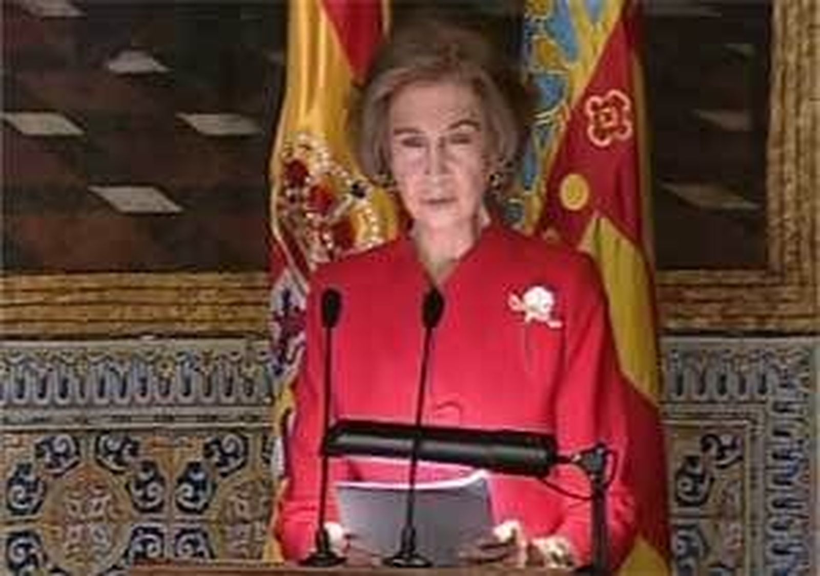 La reina destaca los "logros alcanzados en la lucha contra el terrorismo"