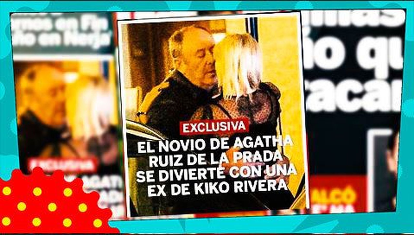 Luis Miguel Rodriguez, novio de Ágatha Ruiz de la Prada, ¡pillado con otra!