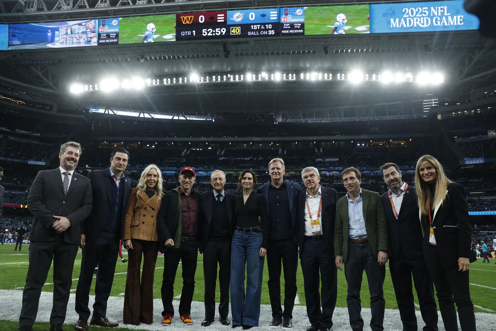 FOTOGALERÍA: Así se vivió en el Bernabéu el primer partido de la NFL en España