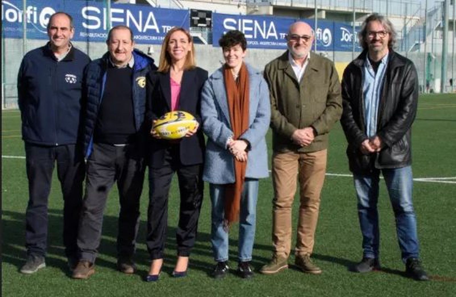Presentación del campo de rugby de Alcorcón
