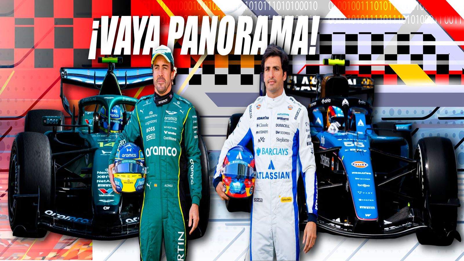 Fernando Alonso, mal; Carlos Sainz, peor