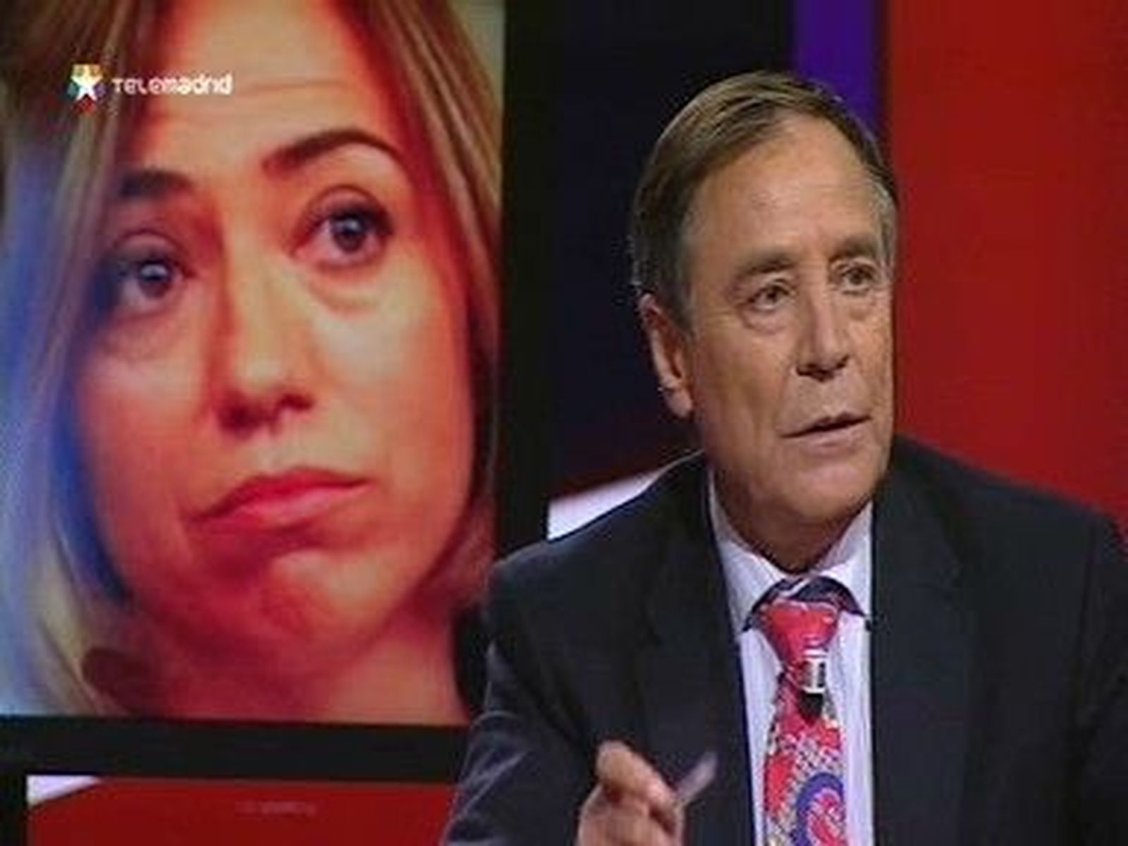 Discusión de Antonio Casado y Joaquín Leguina sobre Carme Chacón