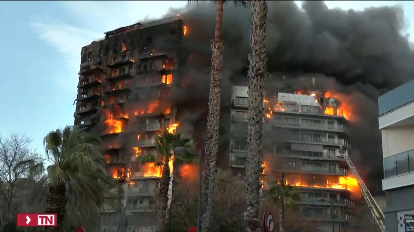 Trágico incendio en Valencia