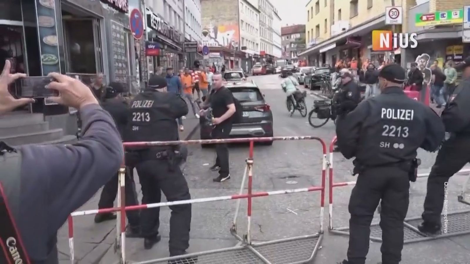 Abatido un atacante armado en Hamburgo