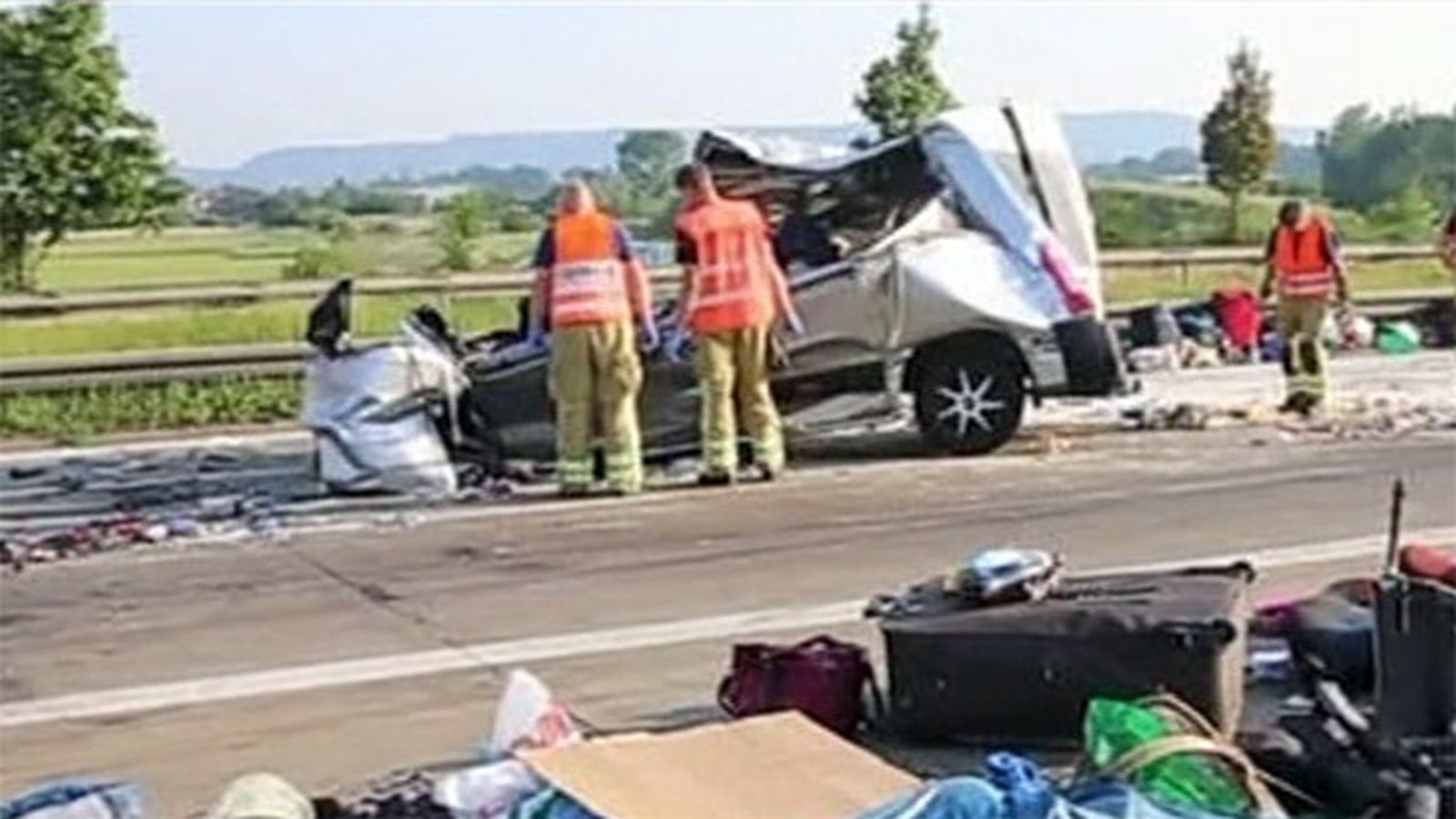 Nueve muertos al chocar un autobús polaco y otro ucraniano en Alemania