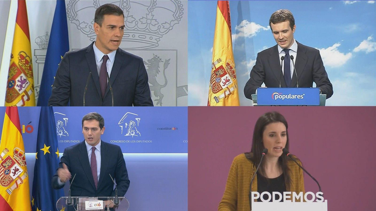 El anuncio de las elecciones para el 28 de abril 'inicia' la campaña electoral