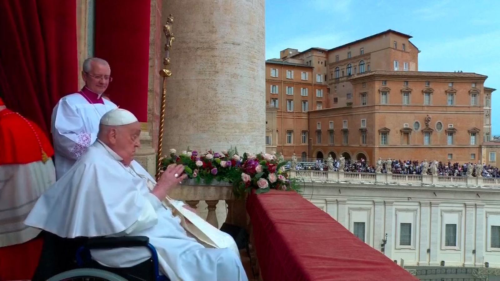 Anuncio de la muerte del papa Francisco