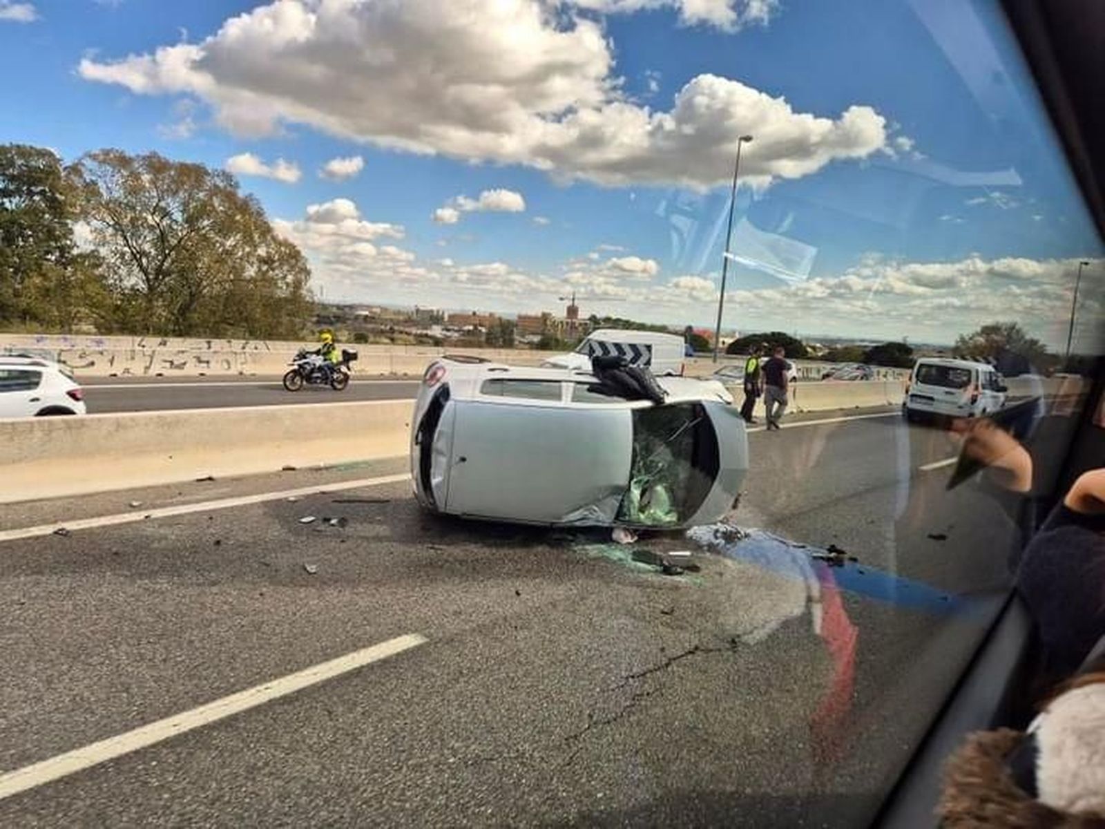Accidente en la M-607