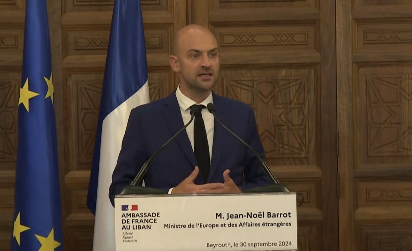 Asuntos Exteriores francés, Jean-Noël Barrot