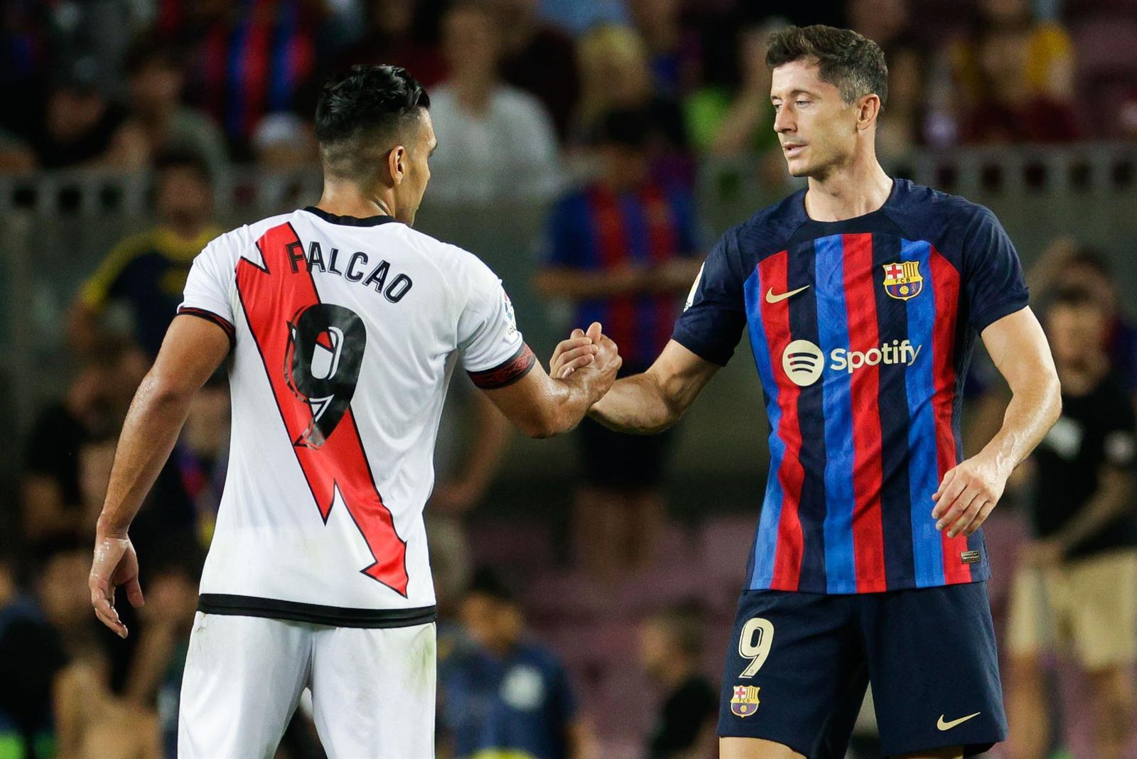 Falcao y Lewandowski